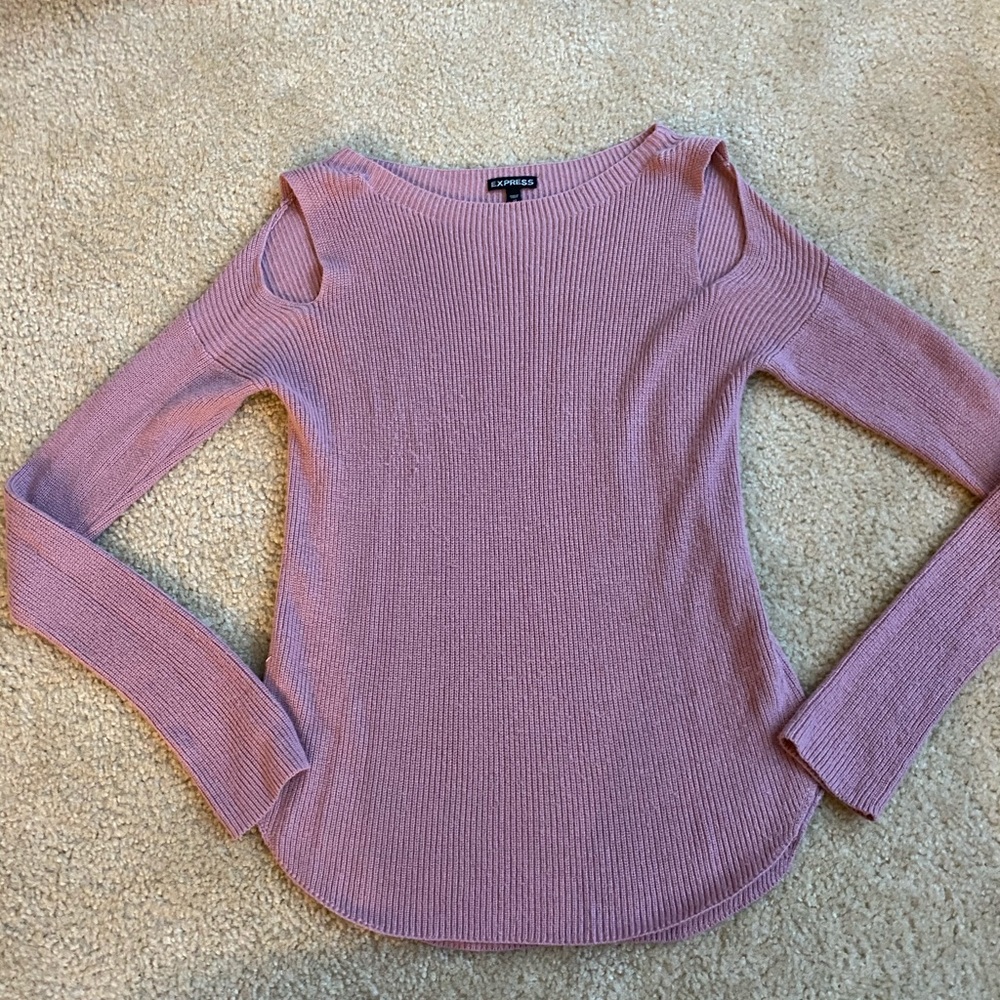 Cold Shoulder Sweater